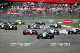 20.08.2006 Nürburg, Germany,  Start,Kamui Kobayashi (JPN), ASM Formula 3, Dallara F305 Mercedes, ahead of the field - F3 Euro Series 2006 at Nürburgring
