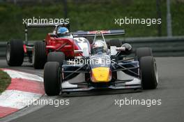 20.08.2006 Nürburg, Germany,  Sebastian Vettel (GER), ASM Formula 3, Dallara F305 Mercedes, ahead of Richard Antinucci (USA), HBR Motorsport, Dallara F305 Mercedes - F3 Euro Series 2006 at Nürburgring