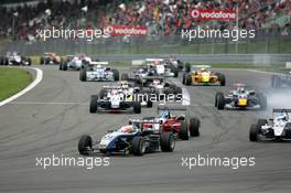 20.08.2006 Nürburg, Germany,  Start,Kamui Kobayashi (JPN), ASM Formula 3, Dallara F305 Mercedes, ahead of the field - F3 Euro Series 2006 at Nürburgring