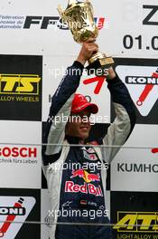 03.09.2006 Zandvoort, The Netherlands,  Podium, Sebastian Vettel (GER), ASM Formula 3, Dallara F305 Mercedes (2nd) - F3 Euro Series 2006 at Zandvoort, The Netherlands