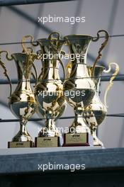 14.10.2006 Le Mans, France,  The trophies for the top three finishers - F3 Euro Series 2006 at Le Mans Bugatti Circuit, France