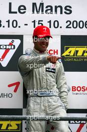 15.10.2006 Le Mans, France,  Podium, Richard Antinucci (USA), HBR Motorsport, Dallara F305 Mercedes (1st) - F3 Euro Series 2006 at Le Mans Bugatti Circuit, France