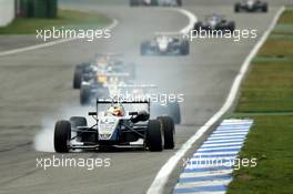 28.10.2006 Hockenheim, Germany,  Giedo van der Garde (NED), ASM Formula 3, Dallara F305 Mercedes, locking up under breaking - F3 Euro Series 2006 at Hockenheimring