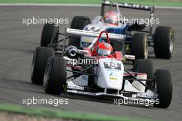 29.10.2006 Hockenheim, Germany,  Filip Salaquarda (CZE), Team I.S.R., Dallara F306 Opel in front of Kamui Kobayashi (JPN), ASM Formula 3, Dallara F305 Mercedes - F3 Euro Series 2006 at Hockenheimring