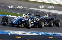 29.10.2006 Hockenheim, Germany,  Giedo van der Garde (NED), ASM Formula 3, Dallara F305 Mercedes in front of Sébastien Buemi (SUI), ASL Mücke Motorsport, Dallara F305 / Mercedes - F3 Euro Series 2006 at Hockenheimring