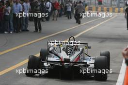 16.-19.11.2006 Macau, China, Flat tyre - 53rd Macau Grand Prix, Polytec Formula 3 Macau Grand Prix