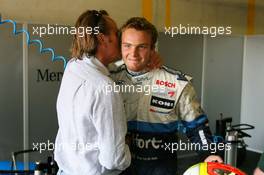 05.08.2006 Zandvoort, The Netherlands,  Giedo van der Garde (NED), ASM F3, Dallara F305 Mercedes, being congratulated with pole position by his father - Masters of Formula 3 at Circuit Park Zandvoort