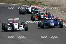 06.08.2006 Zandvoort, The Netherlands,  Filip Salaquarda (CZE), Team ISR, Dallara F306 Opel and Mario Moraes (BRA), Carlin Motorsport, Dallara F305 Honda, fight for position - Masters of Formula 3 at Circuit Park Zandvoort