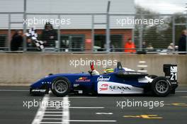17.04.2006 Little Budworth, England,  Monday, Bruno Senna (BR), Double R Dallara Mercedes - British F3 Championship 2006 at Oulton Park, England