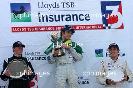 25.06.2006 Naas, Ireland,  Sunday, Podiums, Bruno Senna (BR), Double R Dallara Mercedes wins - British F3 Championship 2006 at Mondello Park, Ireland