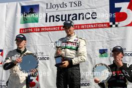 25.06.2006 Naas, Ireland,  Sunday, Podium, Oliver Jarvis (GBR), Carlin Motorsport Dallara Honda wins - British F3 Championship 2006 at Mondello Park, Ireland