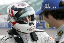 13.08.2006 Silverstone, England,  Sunday, Nigel Mansell and Bruno Senna - British F3 Championship 2006 at Silverstone, England