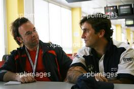 24.11.2006 Valencia, Spain, Friday, Alessandro Zanardi (ITA), BMW Team Italy-Spain - ROAL Motorsport, WTCC, talks with Journalists - DELL Formula BMW World Final 2006, 23th - 26th November, Circuit de la Comunitat Valenciana Ricardo Tormo - For further information please register at www.formulabmwworldfinal-images.com - This image is free for editorial use only. Please use for Copyright/Credit: c BMW AG