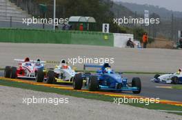 25.11.2006 Valencia, Spain, Saturday, Heats 1-4, Jens Höing (GER), Hoing, GU-Racing Motorsport Team and Sebastian Saavedra (COL), Gelles Racing - DELL Formula BMW World Final 2006, 23th - 26th November, Circuit de la Comunitat Valenciana Ricardo Tormo - For further information please register at www.formulabmwworldfinal-images.com - This image is free for editorial use only. Please use for Copyright/Credit: c BMW AG