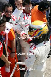 08.04.2006 Valencia, Spain,  Lewis Hamilton (GBR), ART Grand Prix - GP2 Championship, Rd.1, Podium