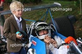 08.07.2006 Goodwood, England,  Jackie Stewart (GBR) with his grandson - Goodwood Festival of Speed, Goodwood, UK
