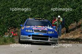 11-13.08.2006 Germany, Mattias Ekstrom (SWE) J. Andersson (SWE) Red Bull Skoda Fabia WRC 05 M2- World Rally Championship, Rd 9, Germany