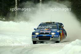 03-05.02.2006 Sweden, Mattias Ekstrom (SWE) Stefan Bergman (SWE) Red Bull Skoda Fabia WRC 05 M2 - World Rally Championship, Rd 2