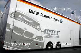 19.05.2006 Fawkham, England,  Feature, Truck of Team Germany - at Brands Hatch Grand Prix