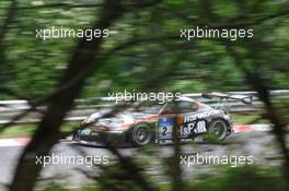 10.06.2007 Nurburgring, Germany,  #2 Hankook H&R Spezialfedem Porsche Cayman: JYrgen Alzen, Uwe Alzen, Christian Menzel - Nurburgring 24 Hours 2007