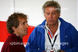 28.08.2007 Silverstone, England,  Alain Prost (FRA) with A1 Team France - A1GP World Cup of Motorsport 2007/08, Silverstone Testing  - Copyright Free for editorial usage, Credit:A1GP