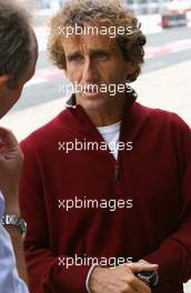28.08.2007 Silverstone, England,  Alain Prost (FRA), Father of Nicolas Prost (FRA), driver of A1 Team France - A1GP World Cup of Motorsport 2007/08, Silverstone Testing  - Copyright Free for editorial usage, Credit:A1GP