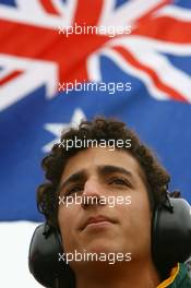 28.08.2007 Silverstone, England,  Daniel Ricciardo (AUS), driver of A1 Team Australia - A1GP World Cup of Motorsport 2007/08, Silverstone Testing  - Copyright Free for editorial usage, Credit:A1GP