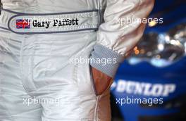 20.04.2007 Hockenheim, Germany,  Close up of the racesuit of Gary Paffett (GBR), Persson Motorsport AMG Mercedes, AMG-Mercedes C-Klasse - DTM 2007 at Hockenheimring (Deutsche Tourenwagen Masters)