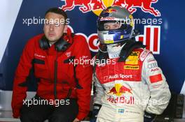 20.04.2007 Hockenheim, Germany,  Mattias Ekström (SWE), Audi Sport Team Abt Sportsline, Portrait, with his race engineer - DTM 2007 at Hockenheimring (Deutsche Tourenwagen Masters)