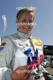 21.04.2007 Hockenheim, Germany,  Susie Stoddart (GBR), Mücke Motorsport AMG Mercedes, Portrait, was happy with her qualifying result, having made it into the 2nd part of the qualifying session - DTM 2007 at Hockenheimring (Deutsche Tourenwagen Masters)