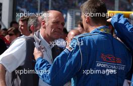 22.04.2007 Hockenheim, Germany,  After the race Dr. Wolfgang Ullrich (GER), Audi's Head of Sport was interviewd live by German television. - DTM 2007 at Hockenheimring (Deutsche Tourenwagen Masters)