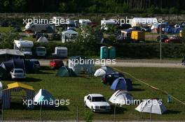 18.05.2007 Klettwitz, Germany,  Camping place at the Lausitzring - DTM 2007 at Eurospeedway Lausitz (Lausitzring)