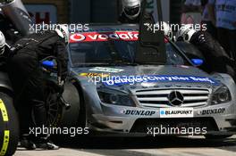 20.05.2007 Klettwitz, Germany,  Pitstop of Bruno Spengler (CDN), Team HWA AMG Mercedes, AMG Mercedes C-Klasse - DTM 2007 at Eurospeedway Lausitz (Lausitzring)