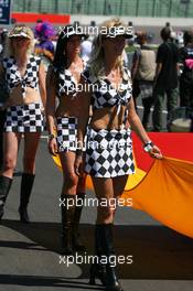 20.05.2007 Klettwitz, Germany,  Grid girls - DTM 2007 at Eurospeedway Lausitz (Lausitzring)
