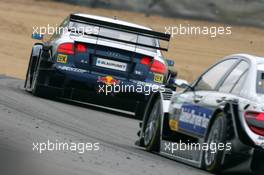 08.06.2007 Fawkham, England,  Mattias Ekström (SWE), Audi Sport Team Abt Sportsline, Audi A4 DTM and Bruno Spengler (CDN), Team HWA AMG Mercedes, AMG Mercedes C-Klasse - DTM 2007 at Brands Hatch