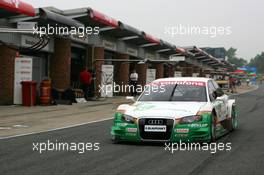 09.06.2007 Fawkham, England,  Adam Carroll (GBR), TME, Audi A4 DTM, leaving the pits - DTM 2007 at Brands Hatch