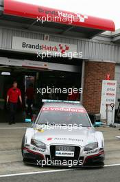 09.06.2007 Fawkham, England,  Marcus Winkelhock (GER), Audi Sport Team Abt Sportsline, Audi A4 DTM, driving out of the pits - DTM 2007 at Brands Hatch