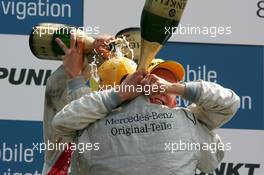 10.06.2007 Fawkham, England,  Podium, champaign all over the place - DTM 2007 at Brands Hatch