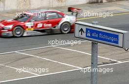 22.06.2007 Nürnberg, Germany,  Local atmosphere: streetsign next to the track. - DTM 2007 at Norisring