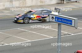 22.06.2007 Nürnberg, Germany,  Local atmosphere: streetsign next to the track. - DTM 2007 at Norisring