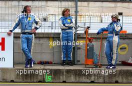 23.06.2007 Nürnberg, Germany,  Pitlane marshalls at the Norisring. - DTM 2007 at Norisring