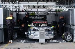 23.06.2007 Nürnberg, Germany,  pitbox of Bernd Schneider (GER), Team HWA AMG Mercedes, AMG Mercedes C-Klasse - DTM 2007 at Norisring
