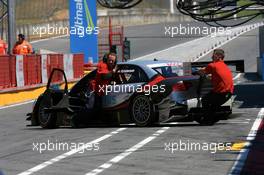 13.07.2007 Scarperia, Italy,  Audi mechanics push the car of Tom Kristensen (DNK), Audi Sport Team Abt Sportsline, Audi A4 DTM, back into the pitbox - DTM 2007 at Autodromo Internazionale del Mugello