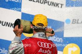 15.07.2007 Scarperia, Italy,  Podium, Mattias Ekström (SWE), Audi Sport Team Abt Sportsline (2nd), spraying champaign - DTM 2007 at Autodromo Internazionale del Mugello