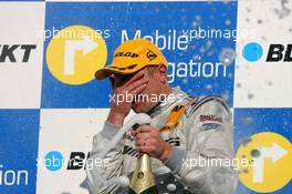 15.07.2007 Scarperia, Italy,  Podium, Mika Häkkinen (FIN), Team HWA AMG Mercedes, Portrait (1st) - DTM 2007 at Autodromo Internazionale del Mugello