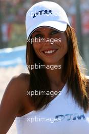 15.07.2007 Scarperia, Italy,  Grid girl - DTM 2007 at Autodromo Internazionale del Mugello