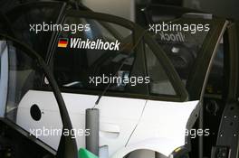 27.07.2007 Zandvoort, The Netherlands,  Spare doors for Marcus Winkelhock (GER), TME, Audi A4 DTM - DTM 2007 at Circuit Park Zandvoort