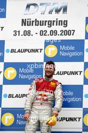 02.09.2007 Nürburg, Germany,  Racewinner Martin Tomczyk (GER), Audi Sport Team Abt Sportsline, Audi A4 DTM - DTM 2007 at Nürburgring