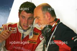 21.09.2007 Barcelona, Spain,  Martin Tomczyk (GER), Audi Sport Team Abt Sportsline, Portrait, talking with Dr. Wolfgang Ullrich (GER), Audi's Head of Sport - DTM 2007 at Circuit de Catalunya