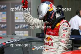 22.09.2007 Barcelona, Spain,  Pole position for Martin Tomczyk (GER), Audi Sport Team Abt Sportsline, Audi A4 DTM - DTM 2007 at Circuit de Catalunya
